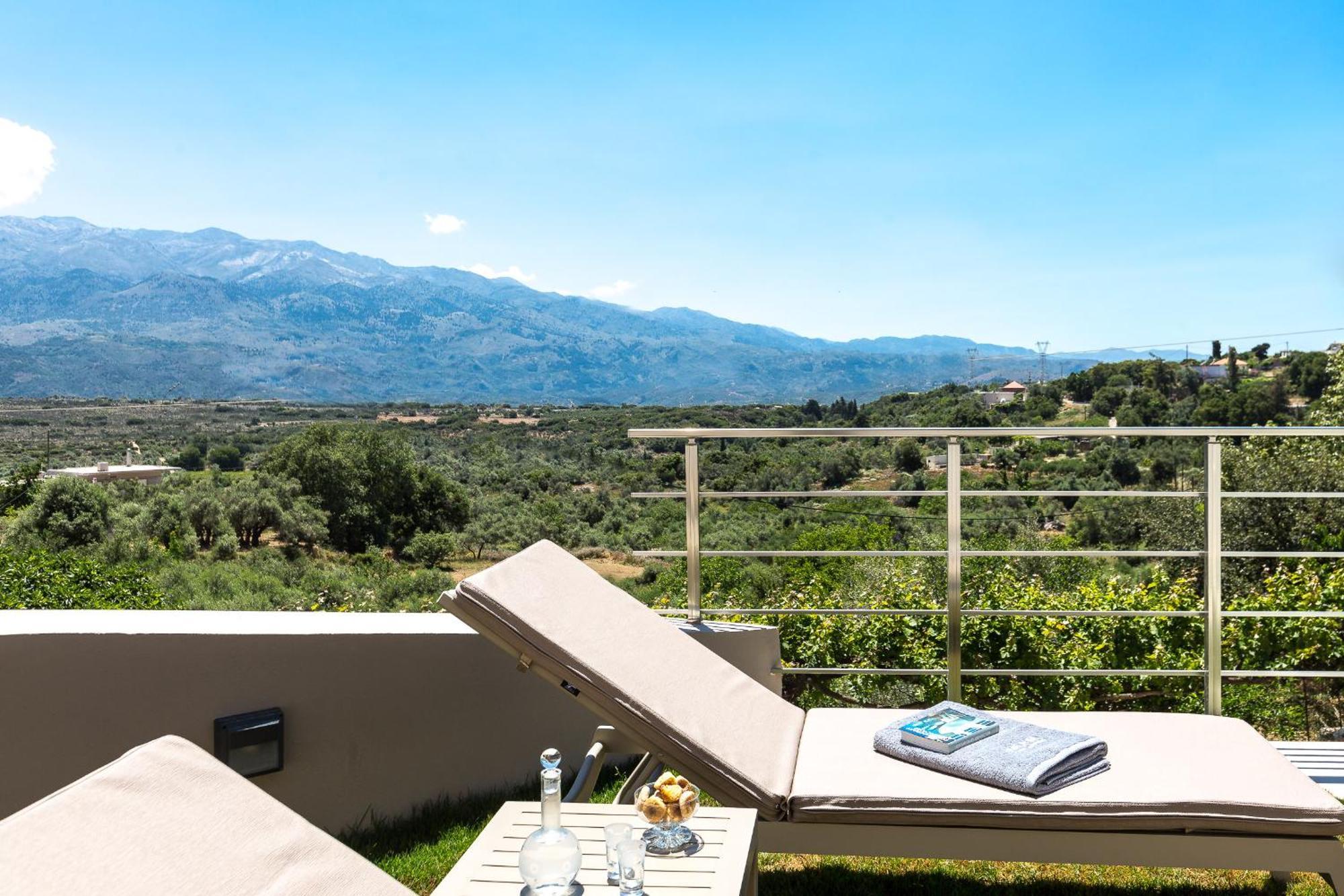 Upper View Villa 1, With Private Pool Maláxa Exterior foto
