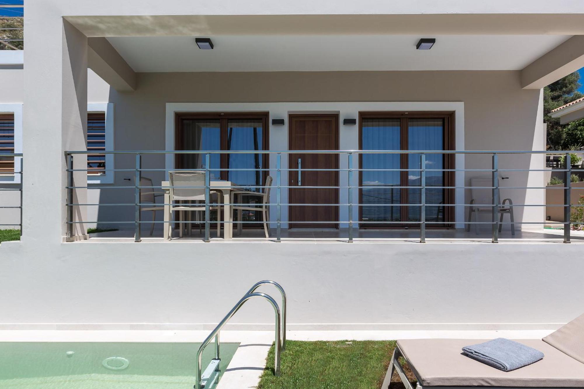 Upper View Villa 1, With Private Pool Maláxa Exterior foto